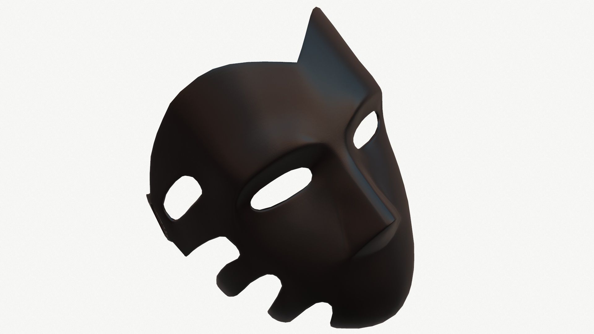 3D Squid game Waiter mask VIP Low-poly 3D model_5