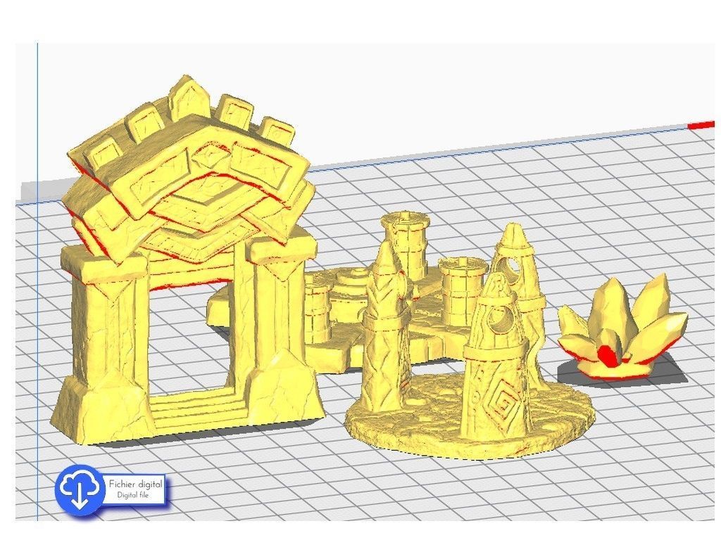Magical totems - Warhammer resin FDM Age of Sigmar Bolt Action 3D print model_8