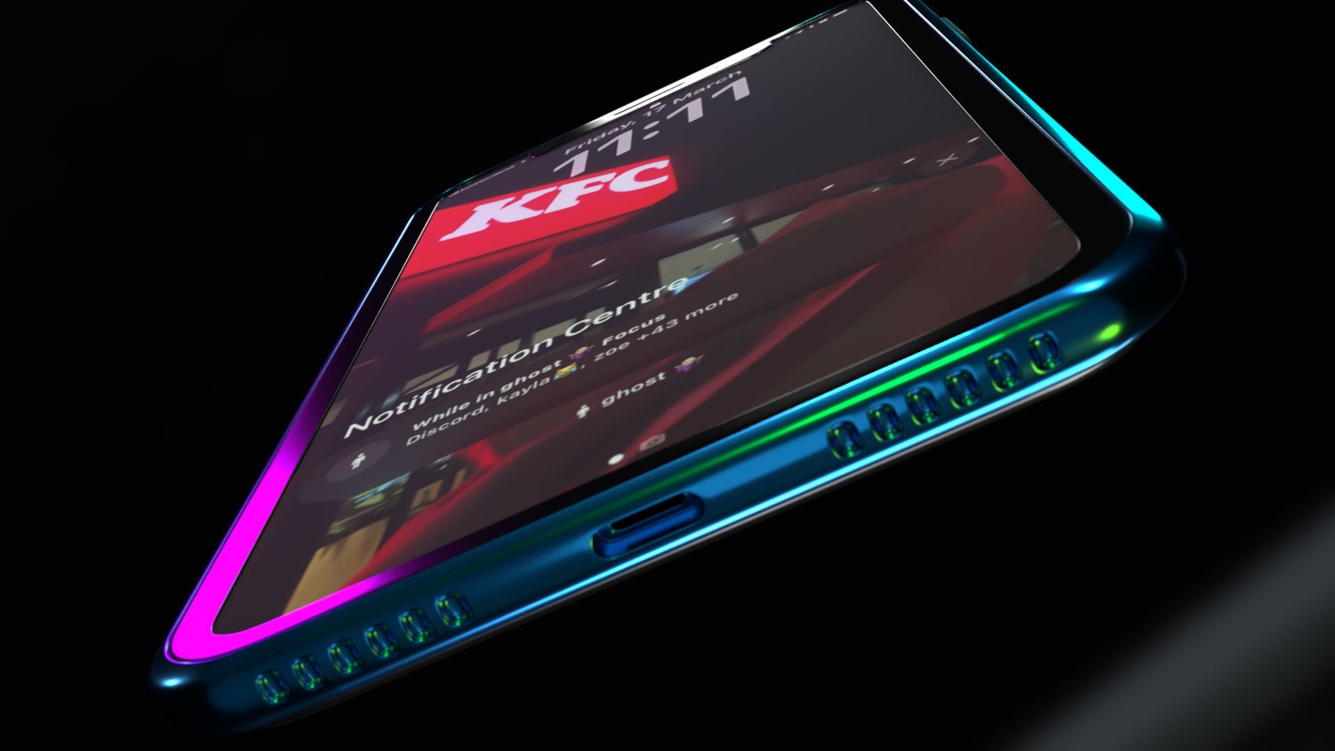 Smartphone 3D model_8