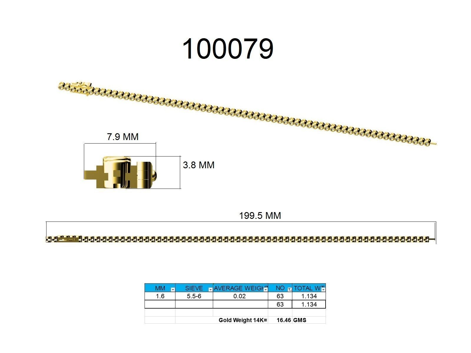 Bracelet - 100079 3D print model_9