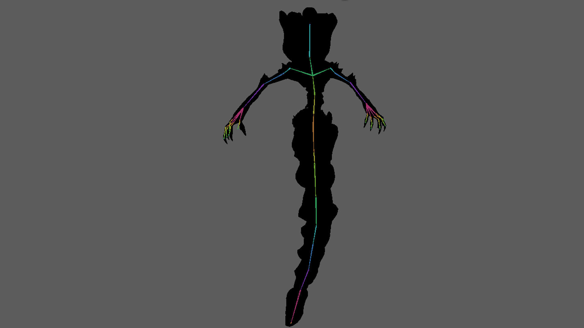 Monster Crystal Naga Low Poly Model Low-poly 3D model_7
