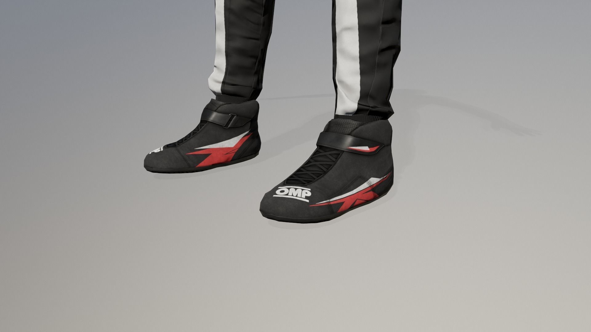 Rally Pilot  Low-poly 3D model_19