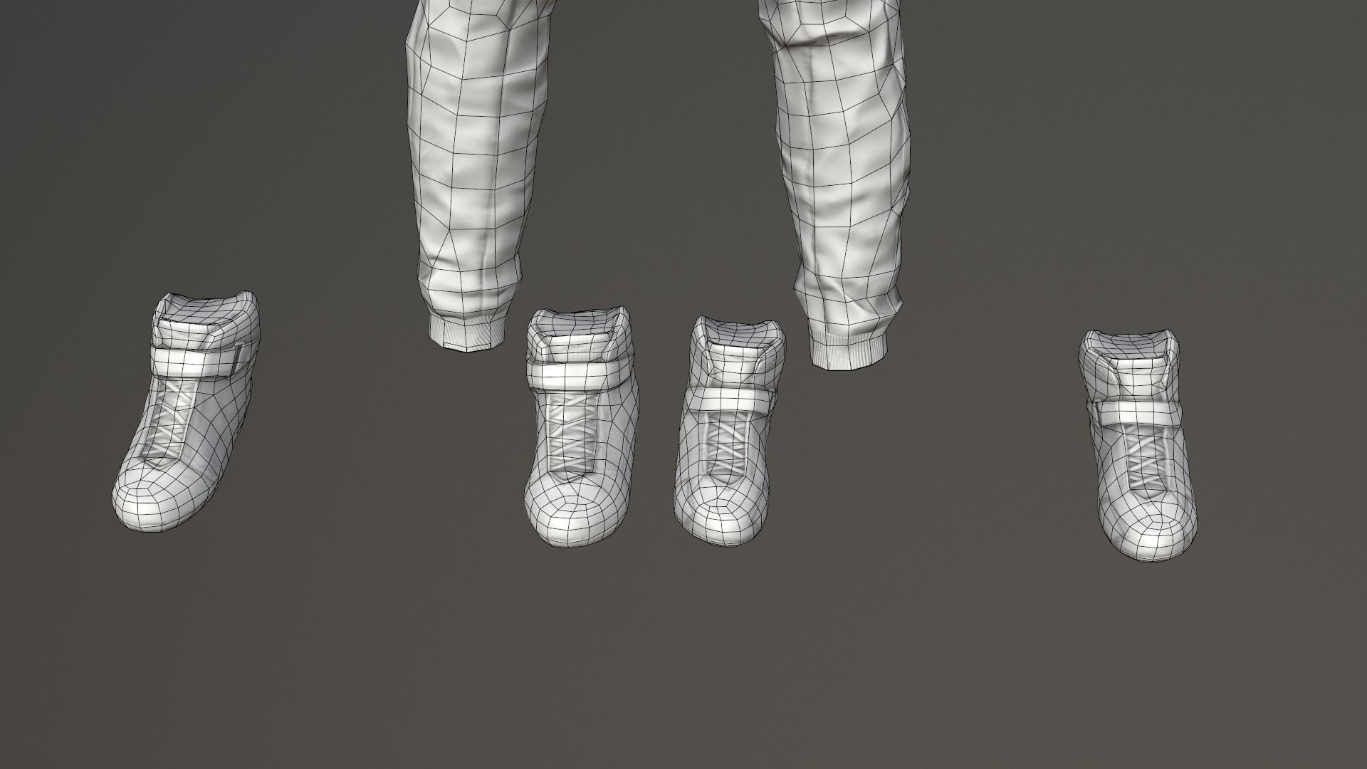 Rally Pilot  Low-poly 3D model_26