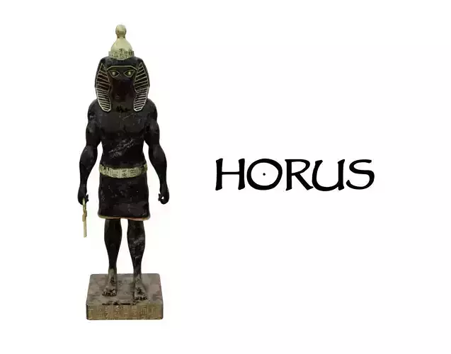 Horus egyptian statue of person