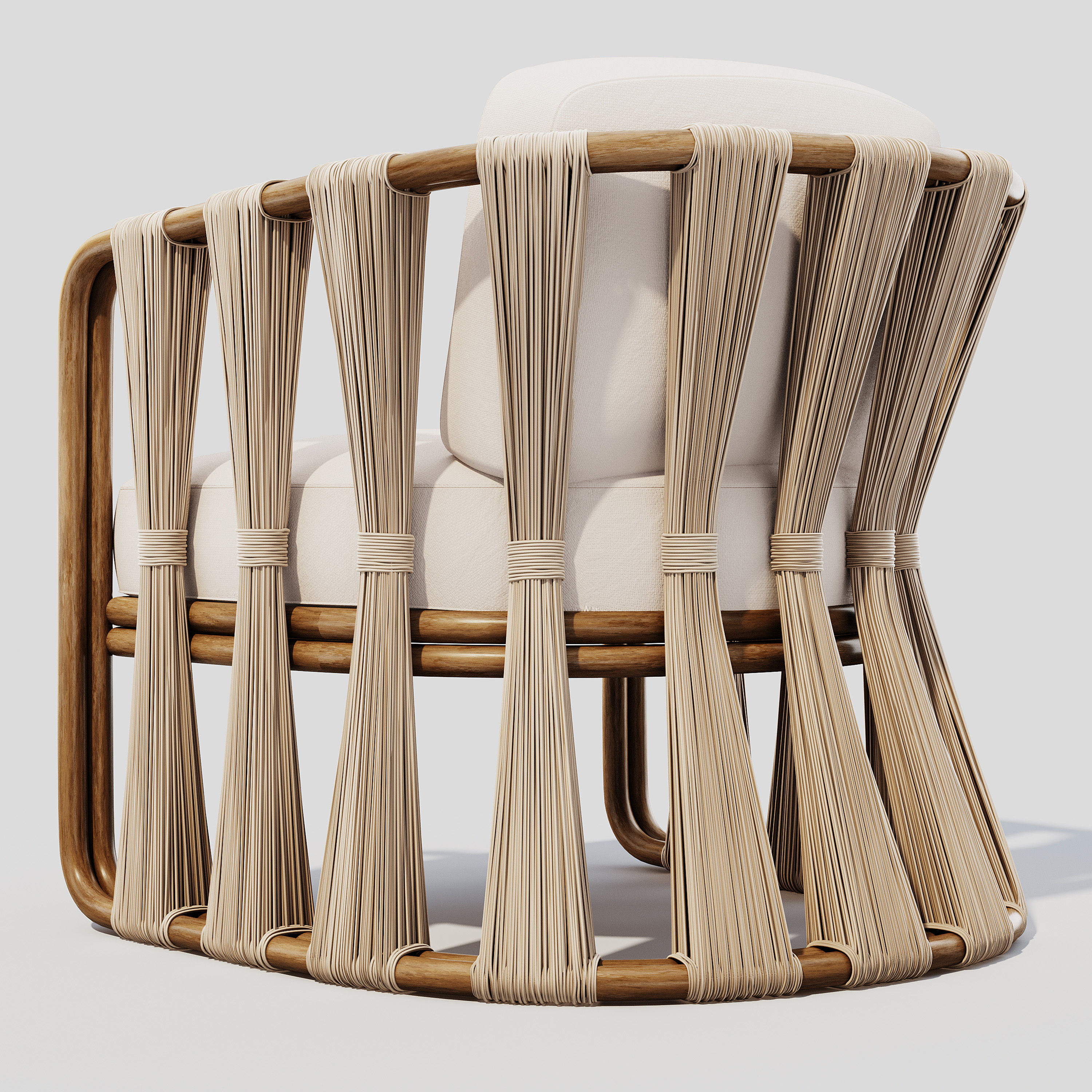 Strings Attached Lounge Chair 3D model_3