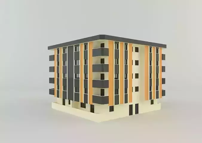 3d building 584