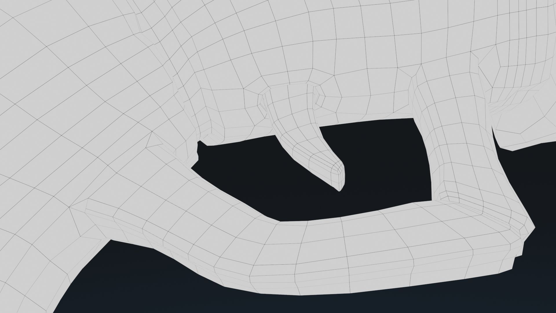 Stylized Hand Cannon  Low-poly 3D model_50