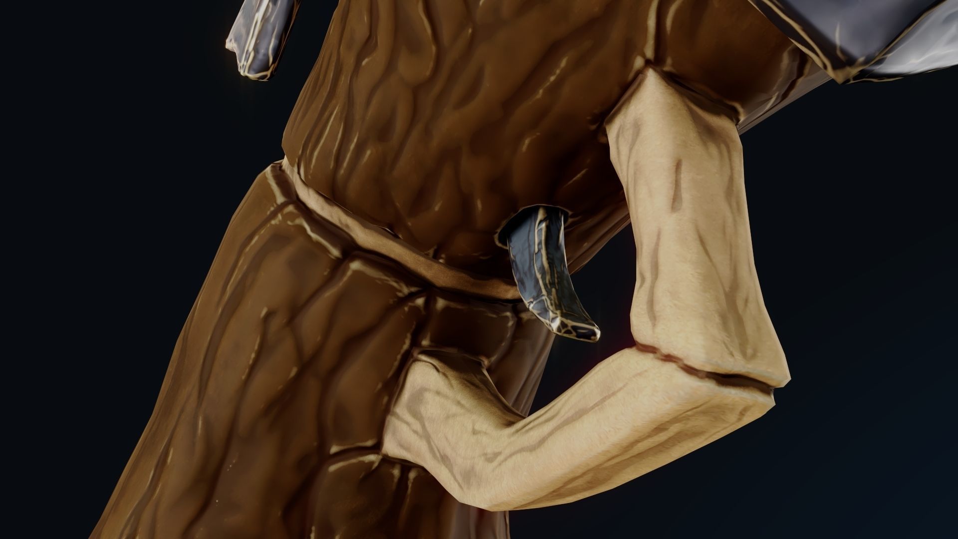 Stylized Hand Cannon  Low-poly 3D model_51