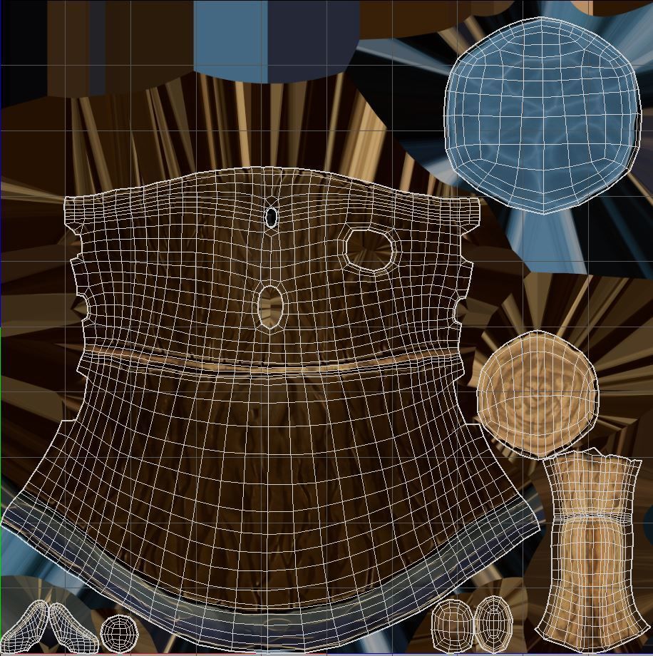 Stylized Hand Cannon  Low-poly 3D model_60