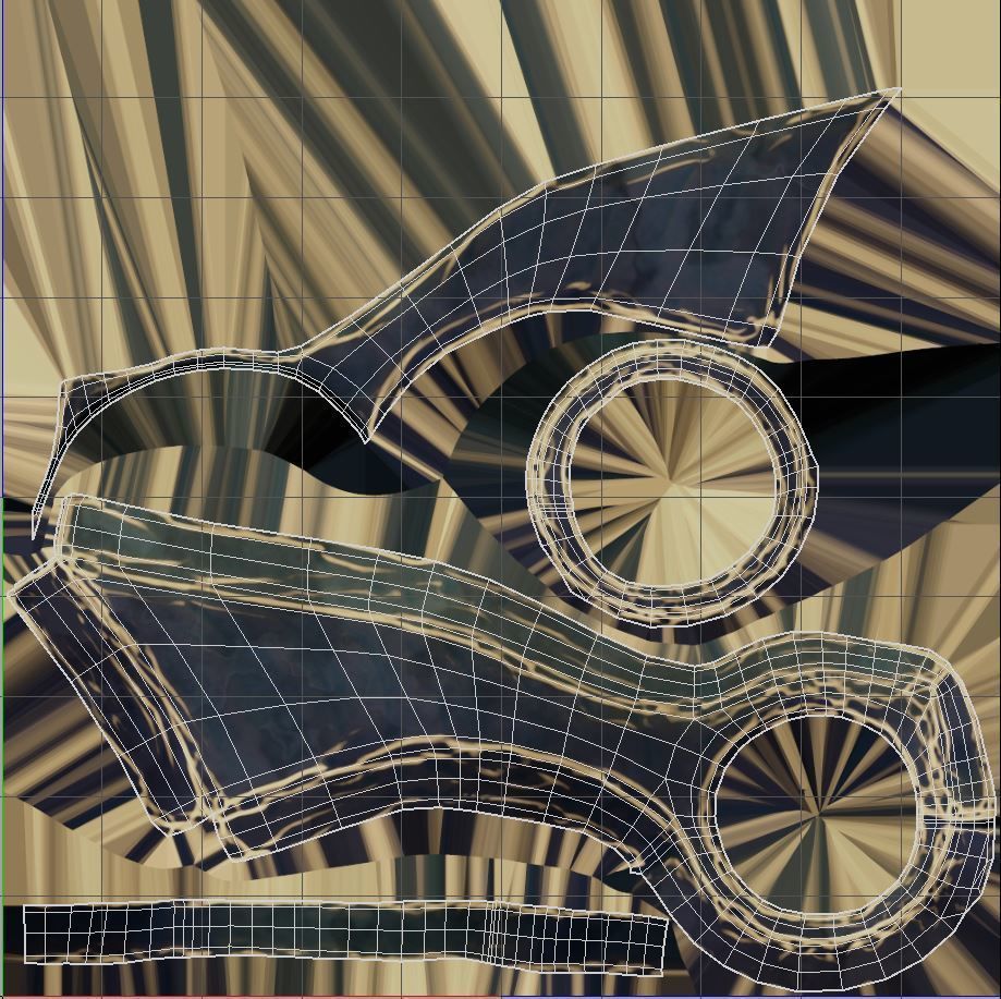 Stylized Hand Cannon  Low-poly 3D model_62