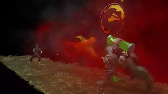 WolfMan vs Knight Mortal Kombat 