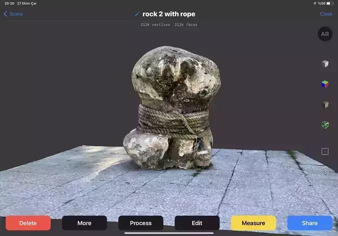 3D model Huge cube rock hd VR / AR / low-poly | CGTrader