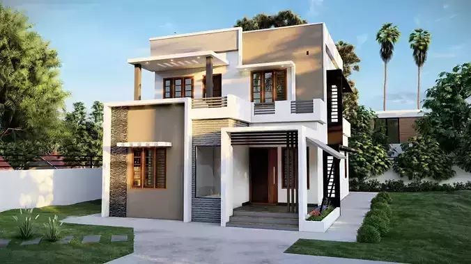 Two story small house