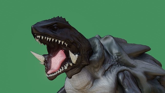 Gamera monster 3D print model