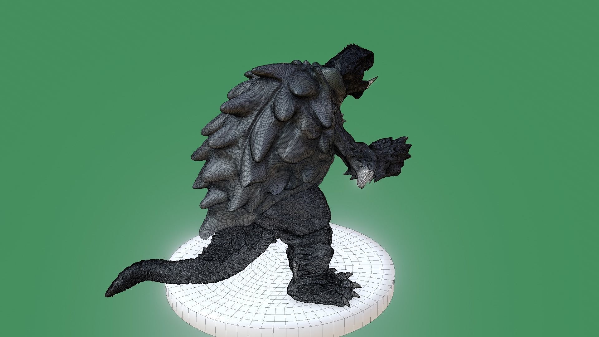 Gamera monster 3D print model_4