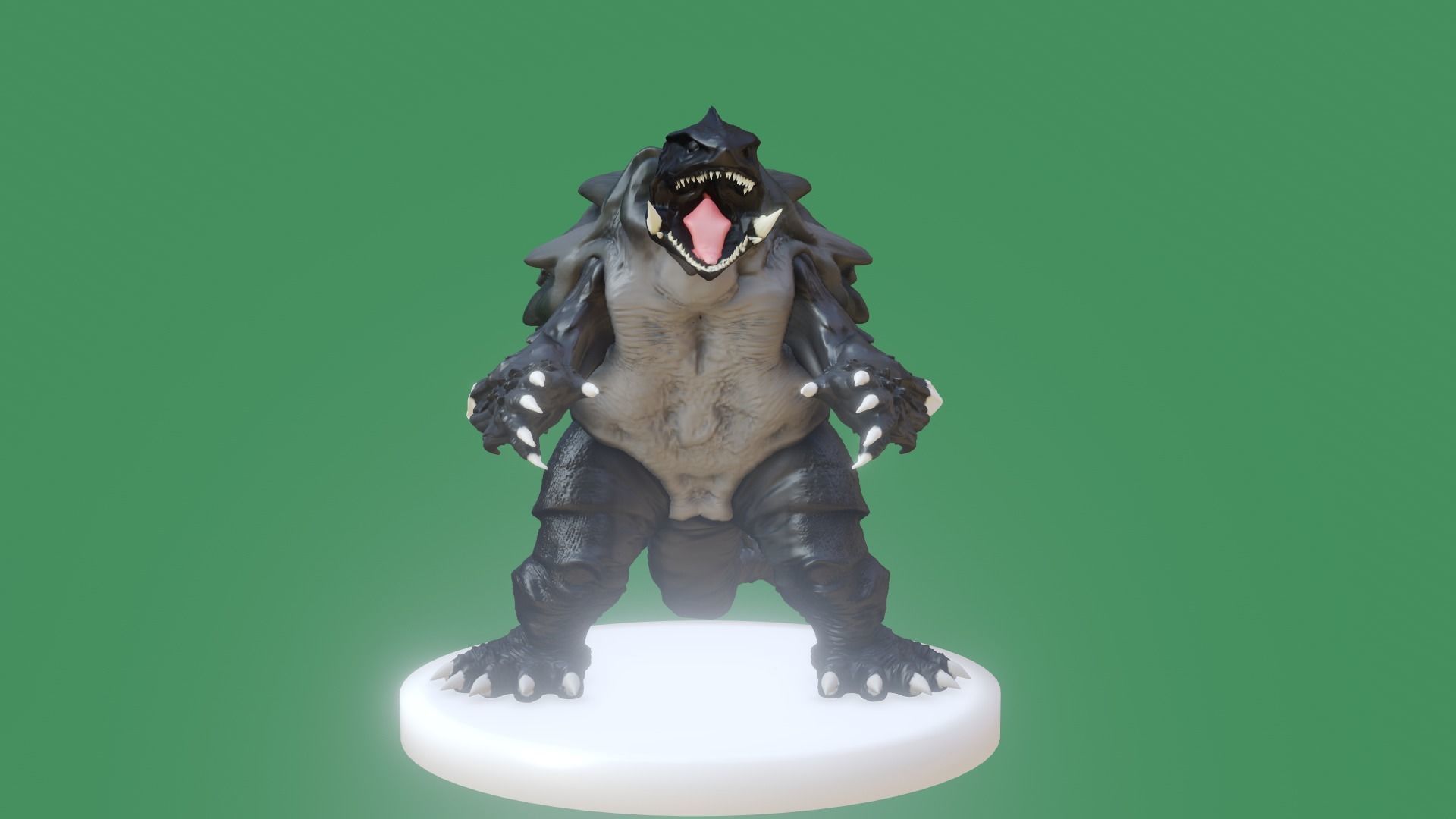 Gamera monster 3D print model_3