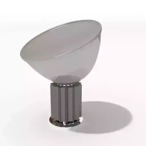 Metallic Trophy Bowl Shaped Lamp 3D model