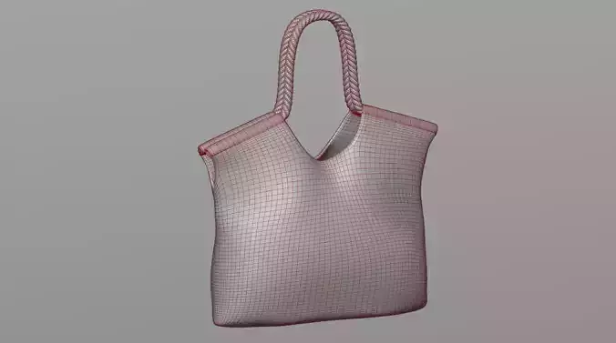 Beach bag with rope handles