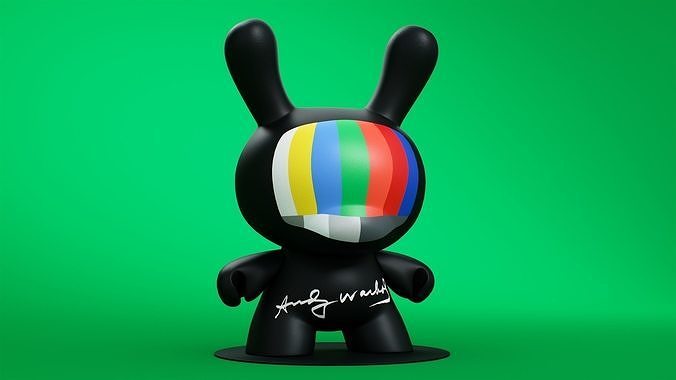 Kidrobot Andy Warhol 20 inch Fifteen Minutes 3D model