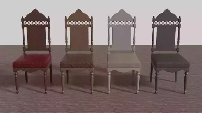 Vintage Wooden Dining Chair 