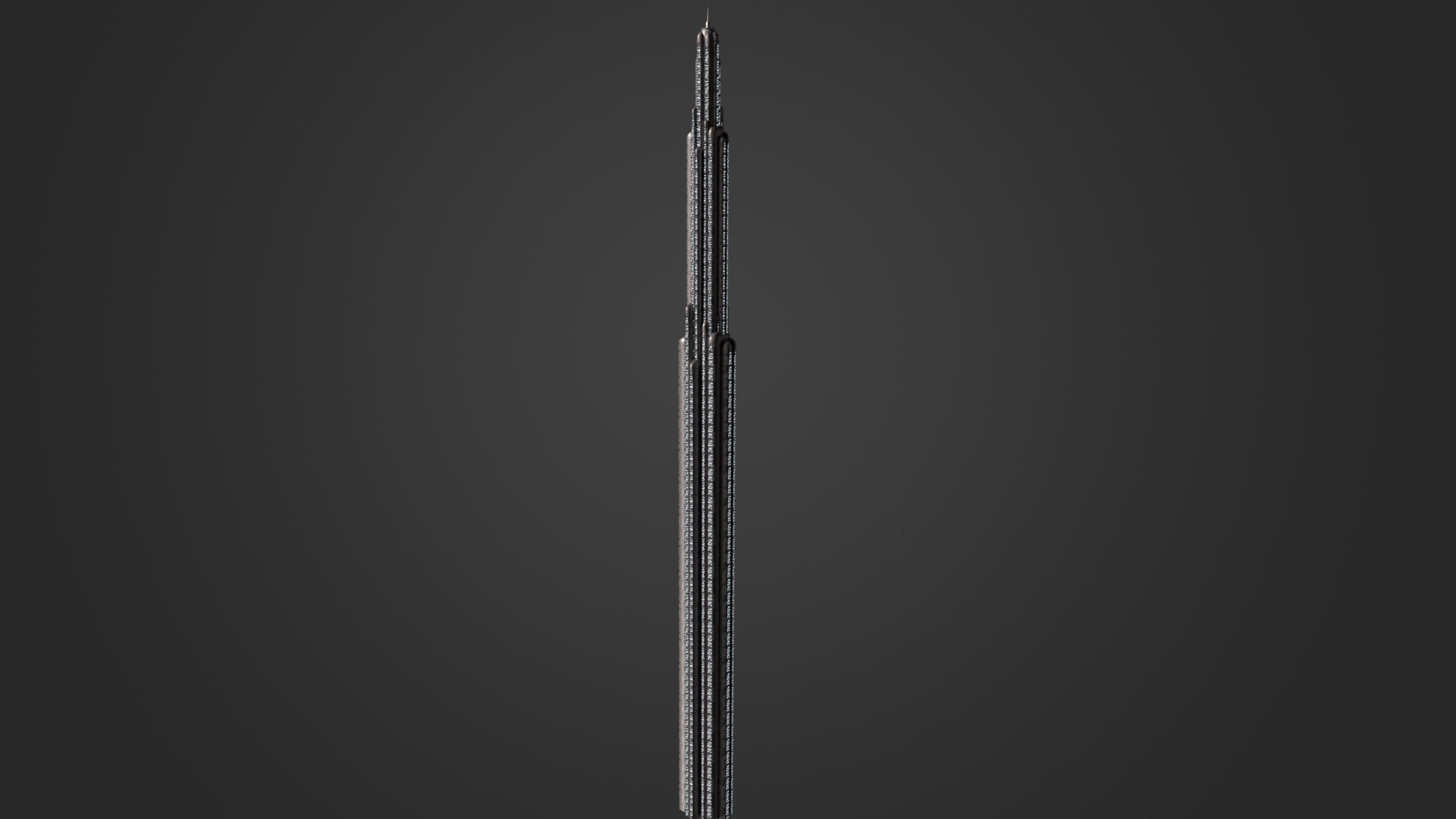 SciFi Building 8 Low-poly 3D model_1