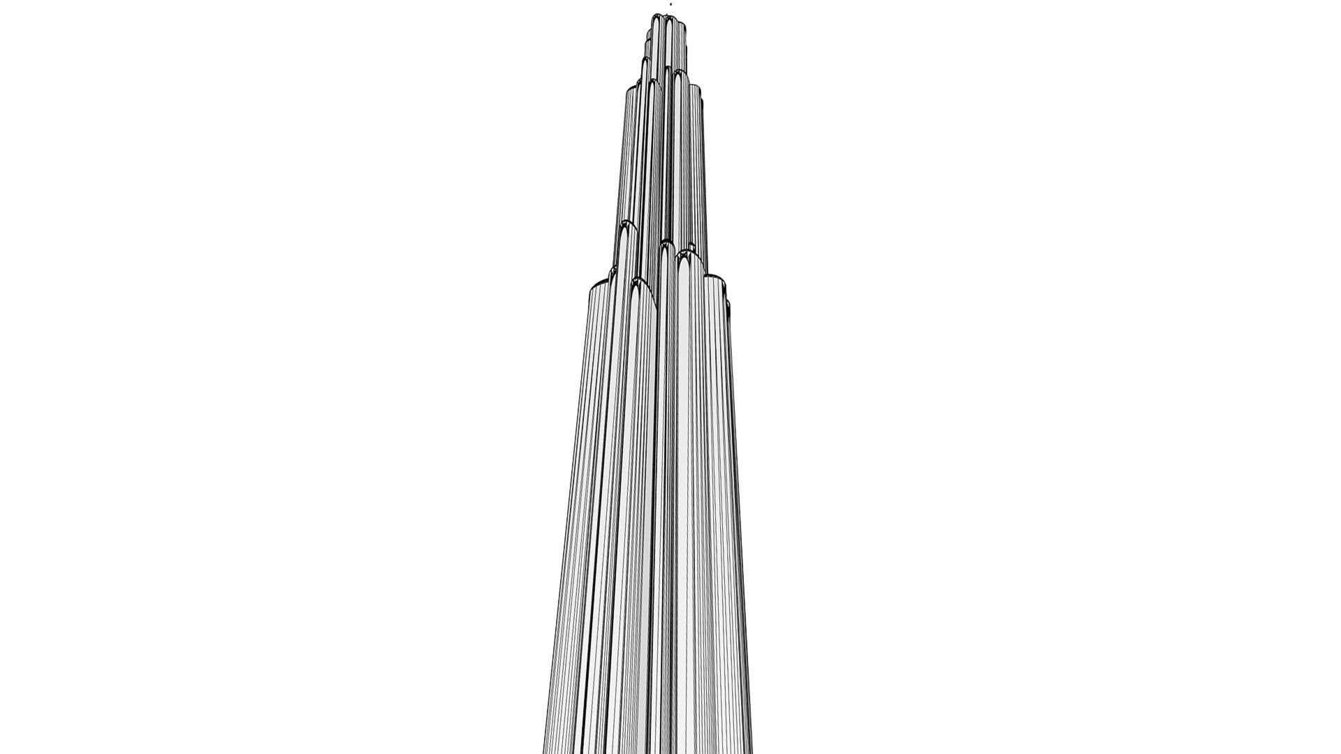 SciFi Building 8 Low-poly 3D model_10