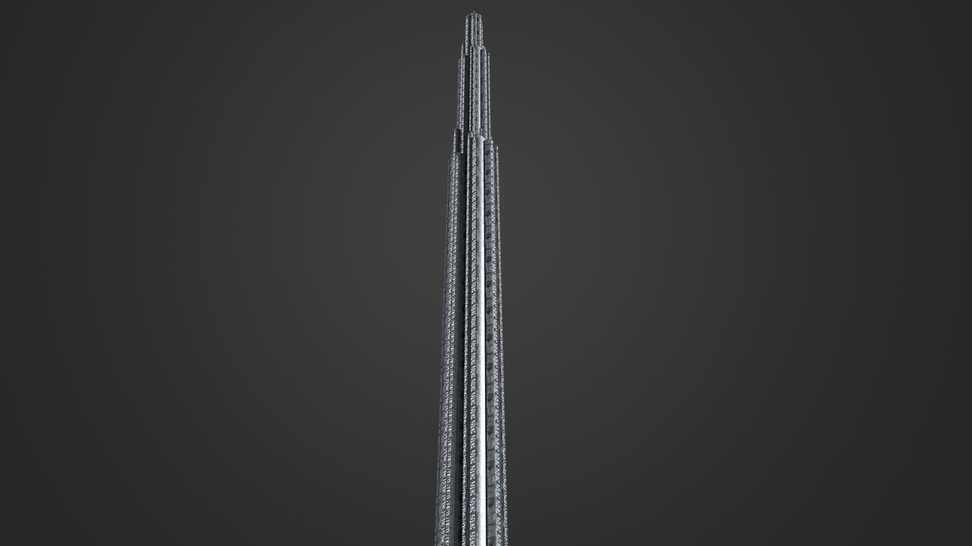 SciFi Building 8 Low-poly 3D model_3