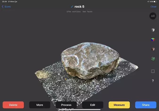 3D model Huge cube rock hd VR / AR / low-poly | CGTrader