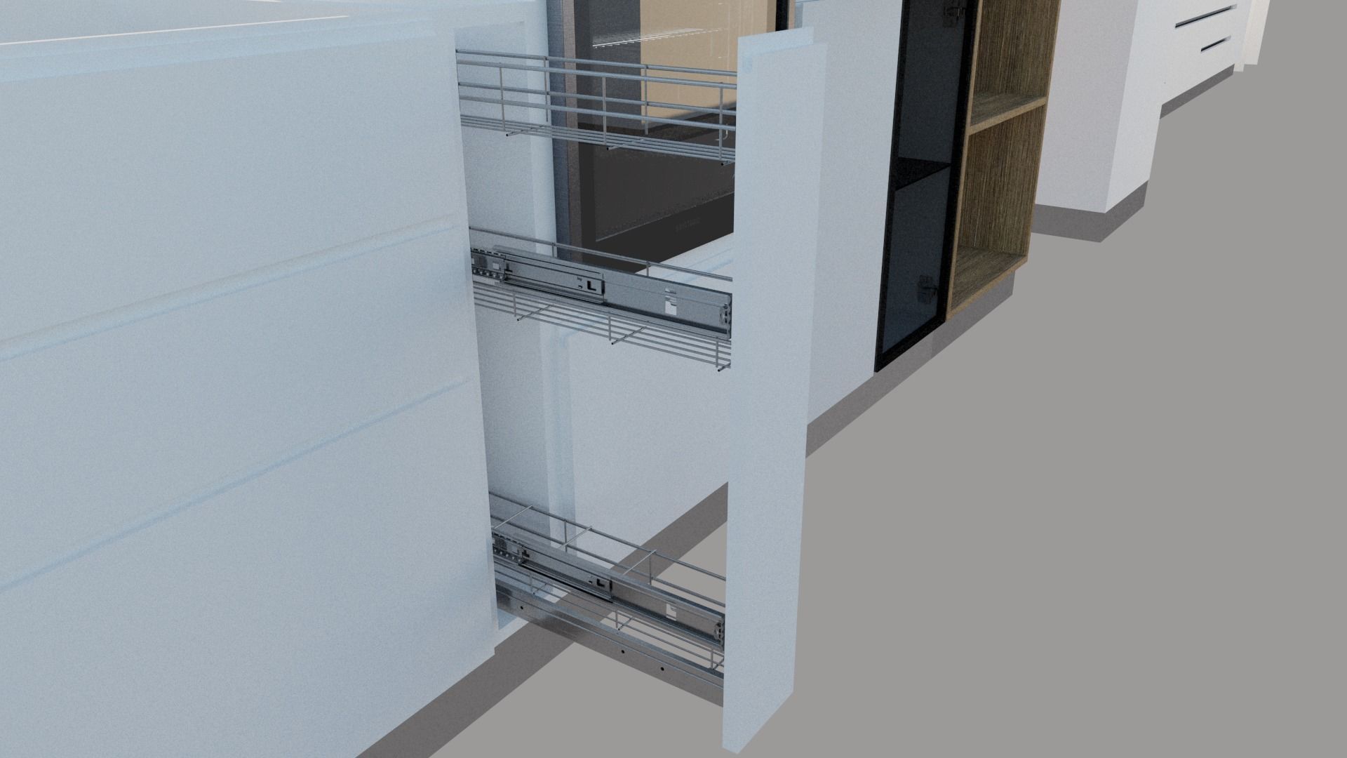 Mega Pack  kitchen furniture  3D model_55