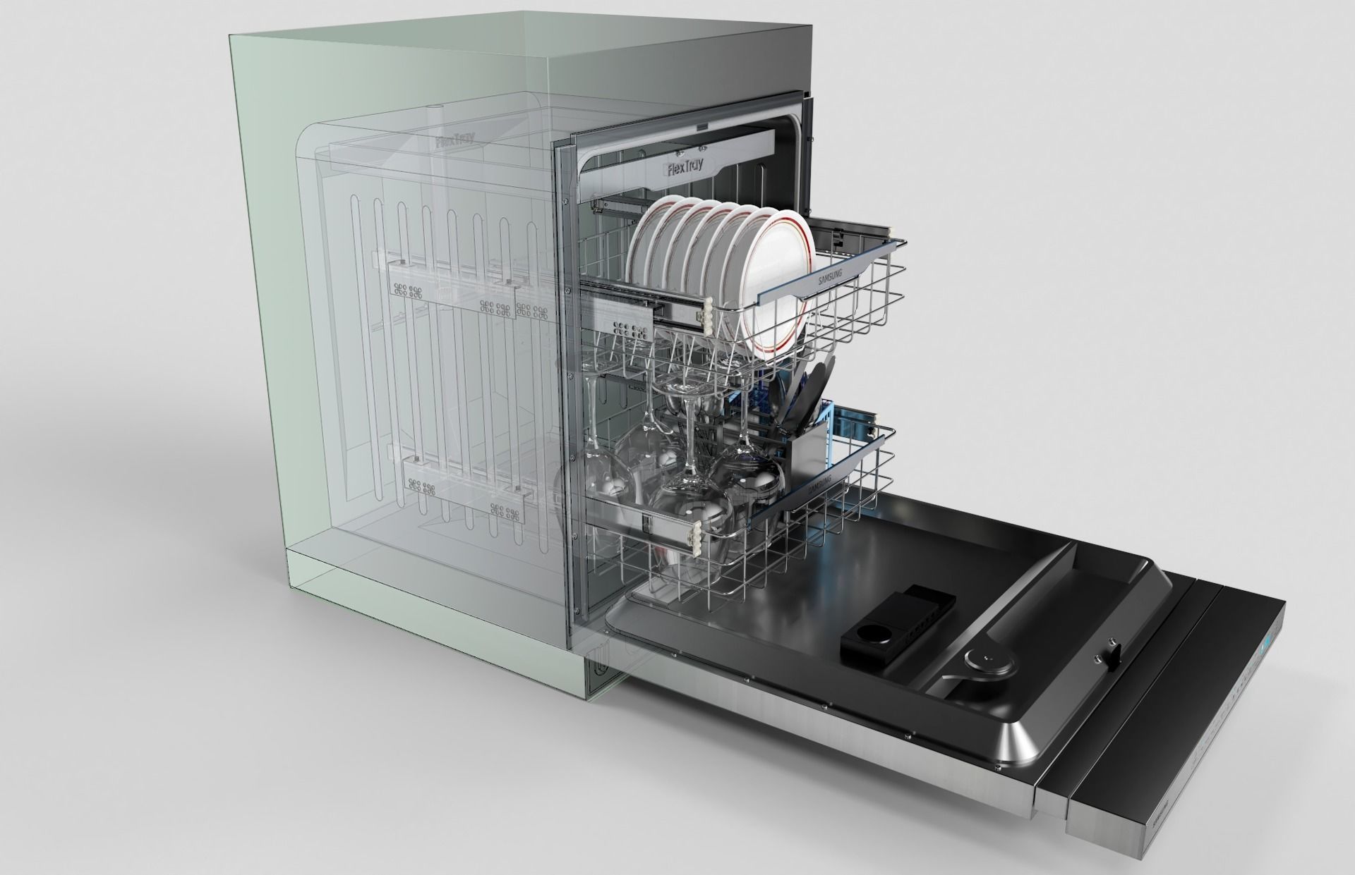 Mega Pack  kitchen furniture  3D model_5