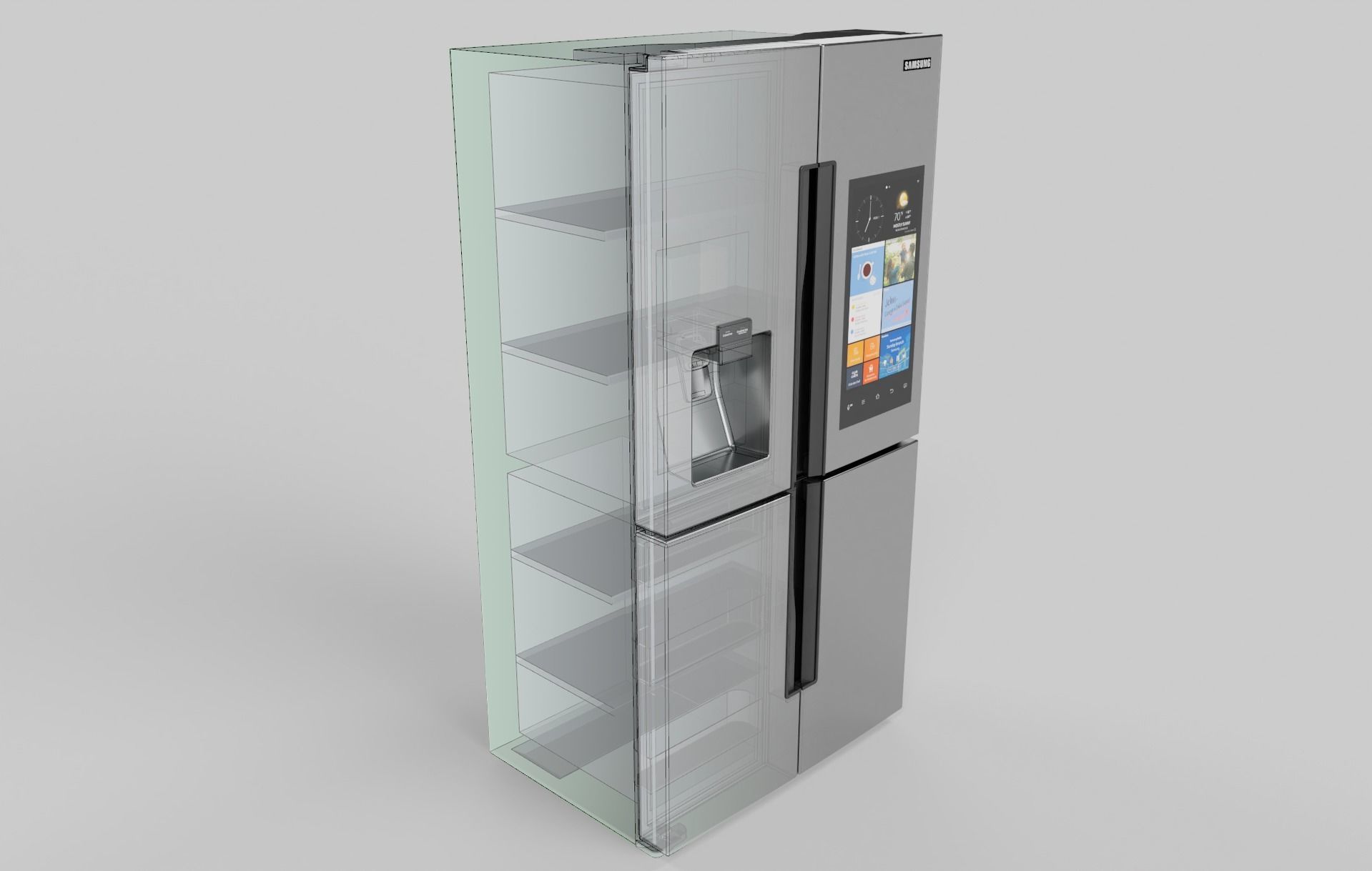 Mega Pack  kitchen furniture  3D model_31