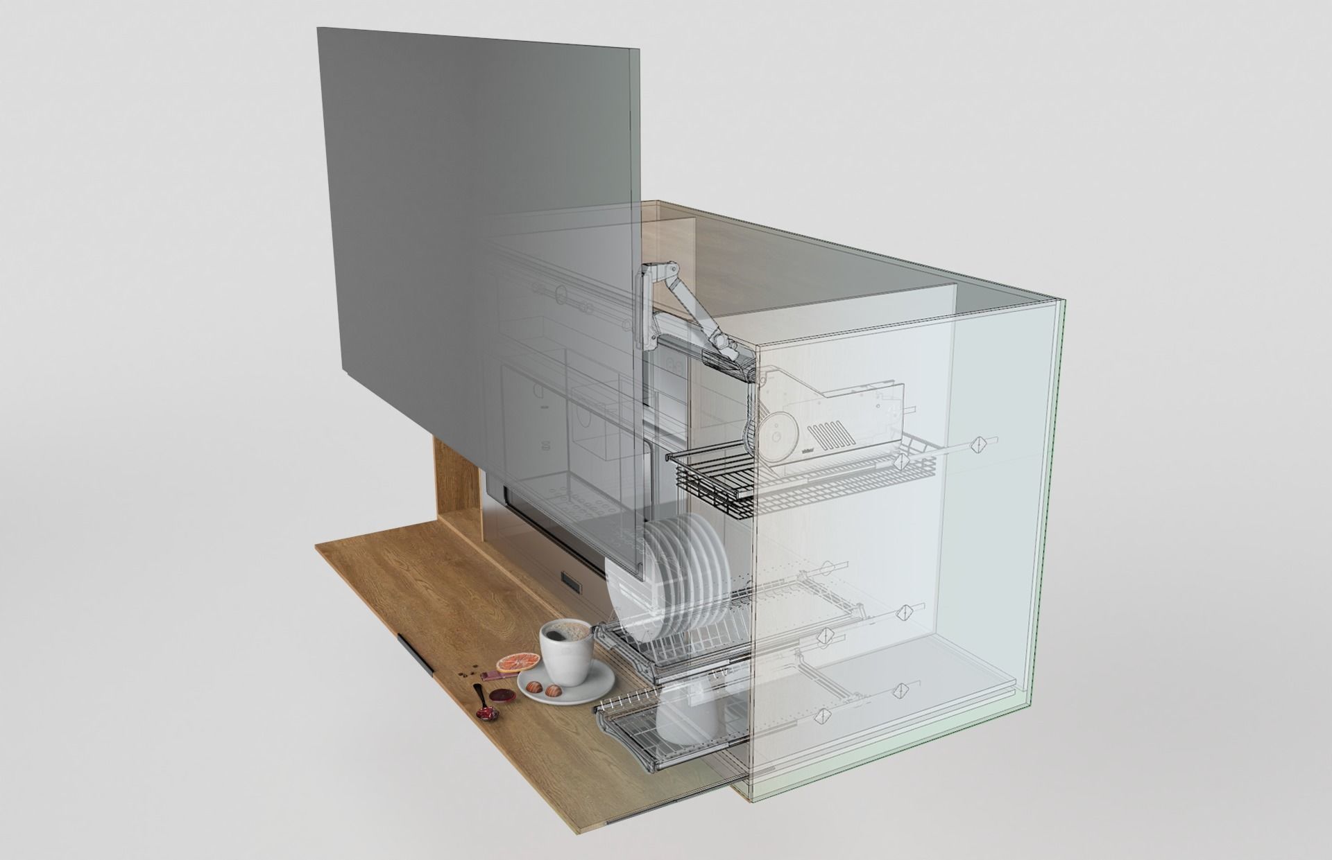Mega Pack  kitchen furniture  3D model_16