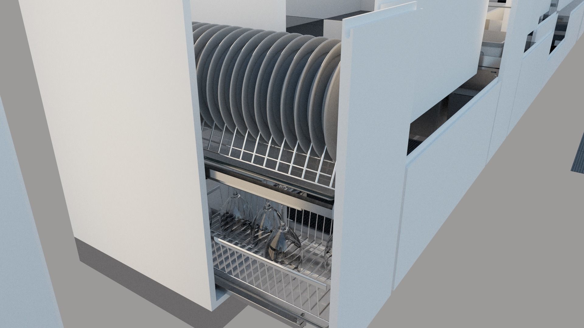 Mega Pack  kitchen furniture  3D model_53