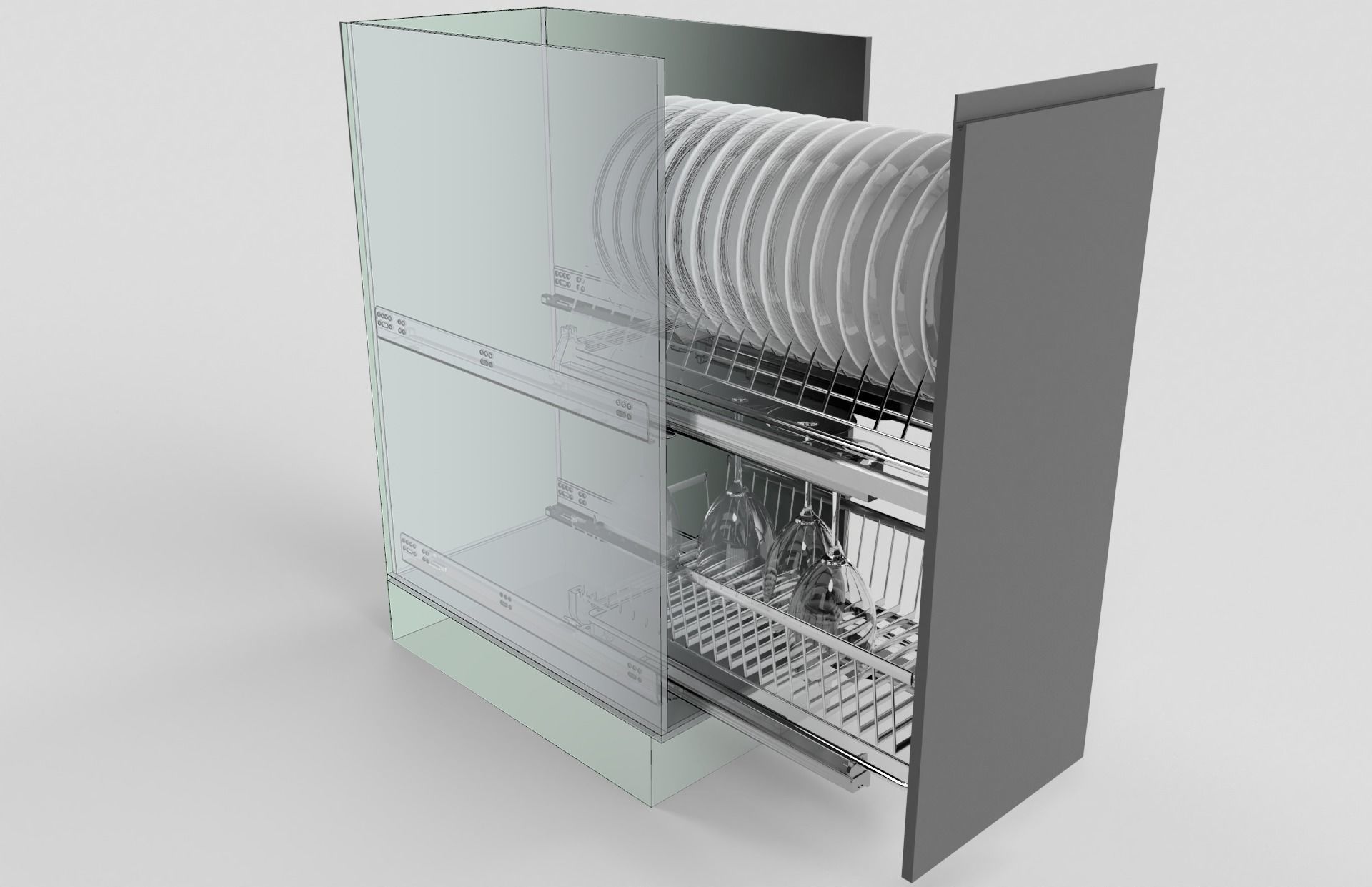 Mega Pack  kitchen furniture  3D model_43