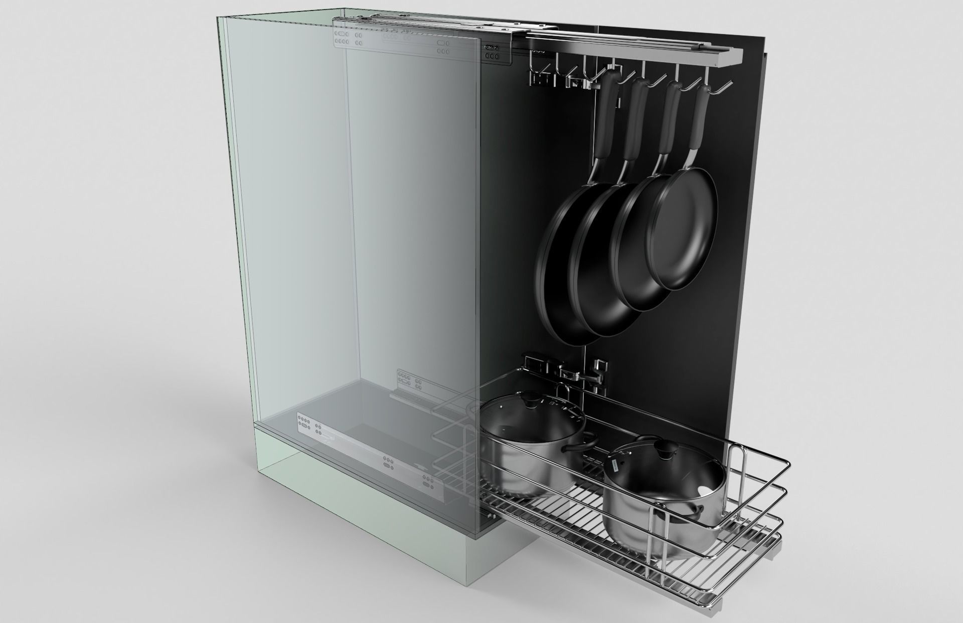 Mega Pack  kitchen furniture  3D model_4