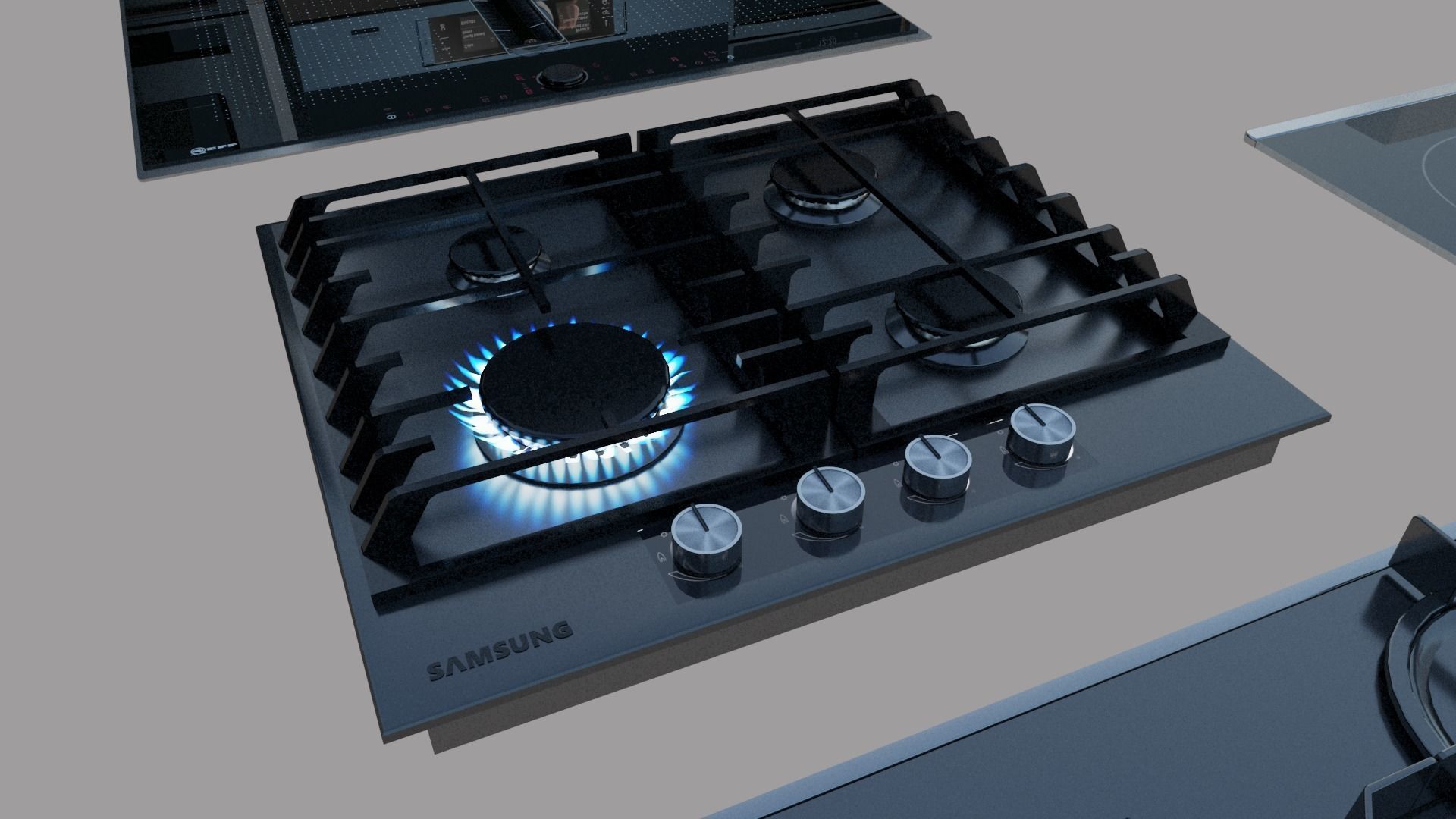 Mega Pack  kitchen furniture  3D model_44