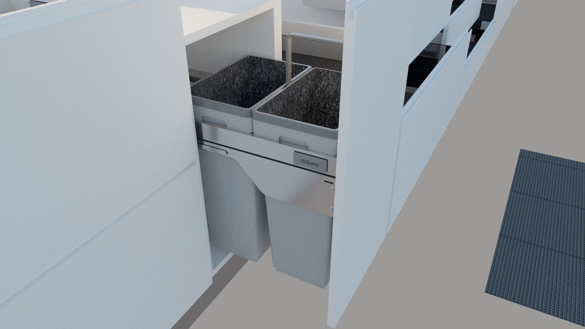 Mega Pack  kitchen furniture  3D model_52