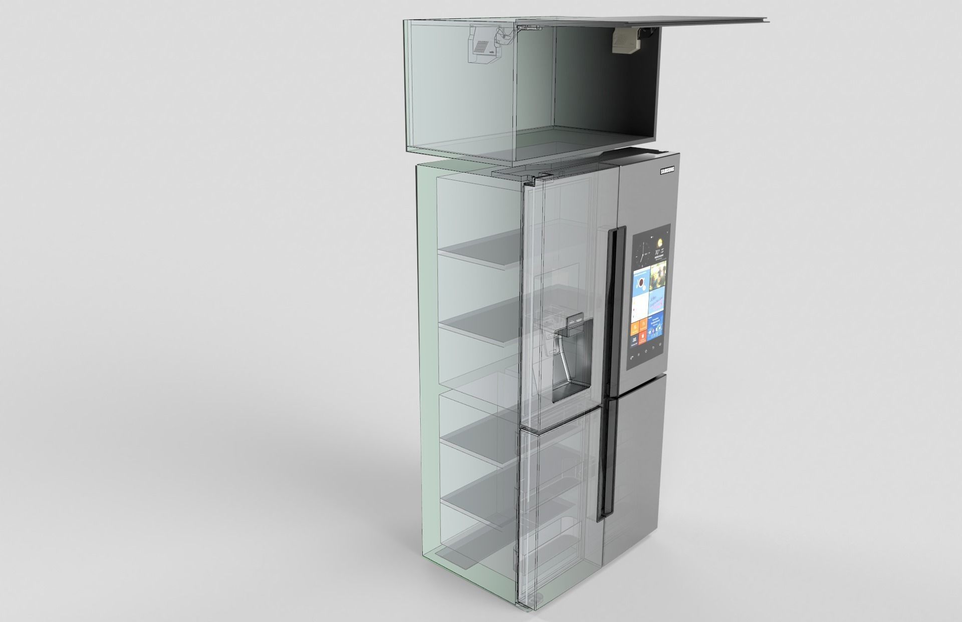 Mega Pack  kitchen furniture  3D model_14