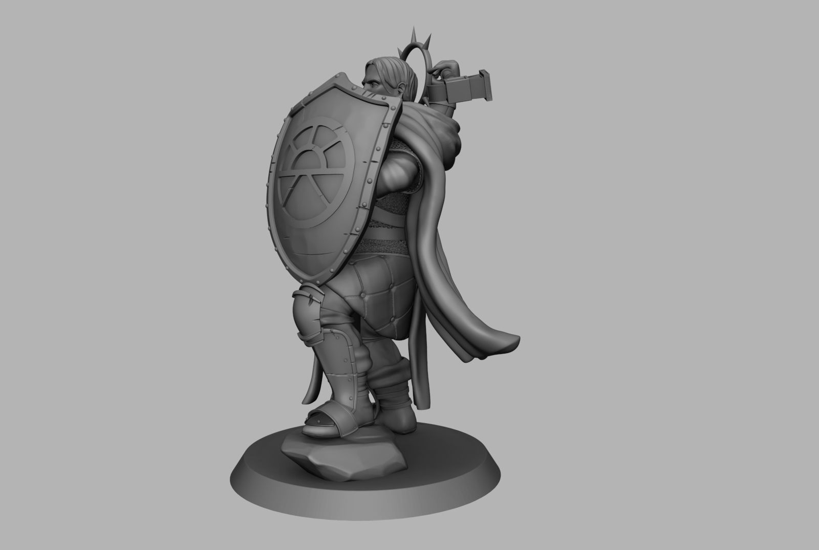 Paladin of Lathander 3D print model_2