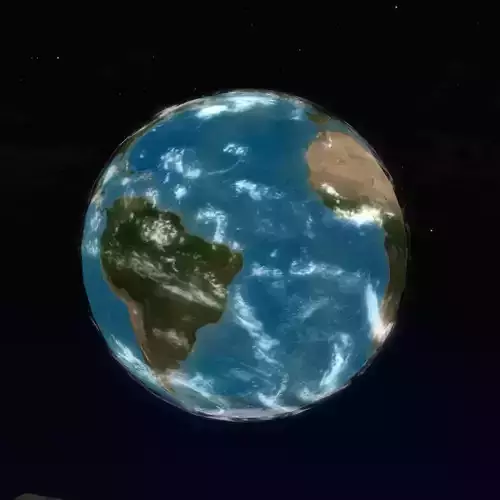 Planet Earth Low-poly 3D model