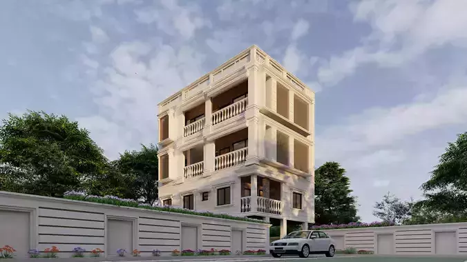 classical building elevation