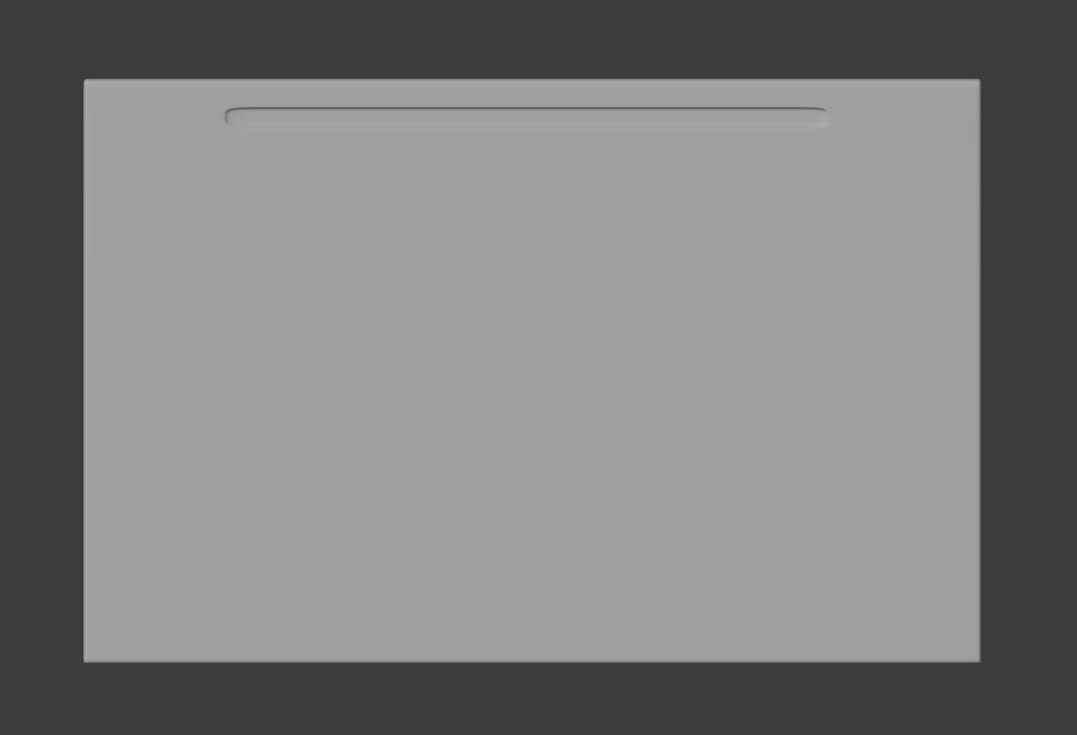 High School Student Classical Desk Low-poly 3D model_9