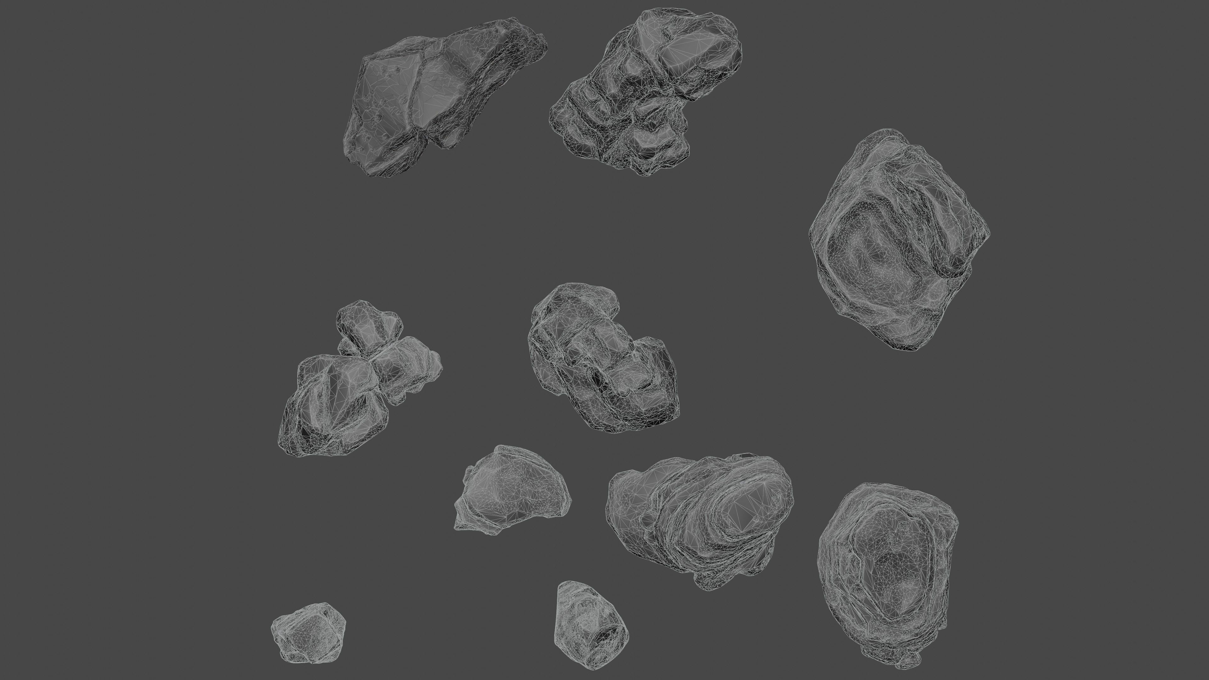 Stone pack Low-poly 3D model_27