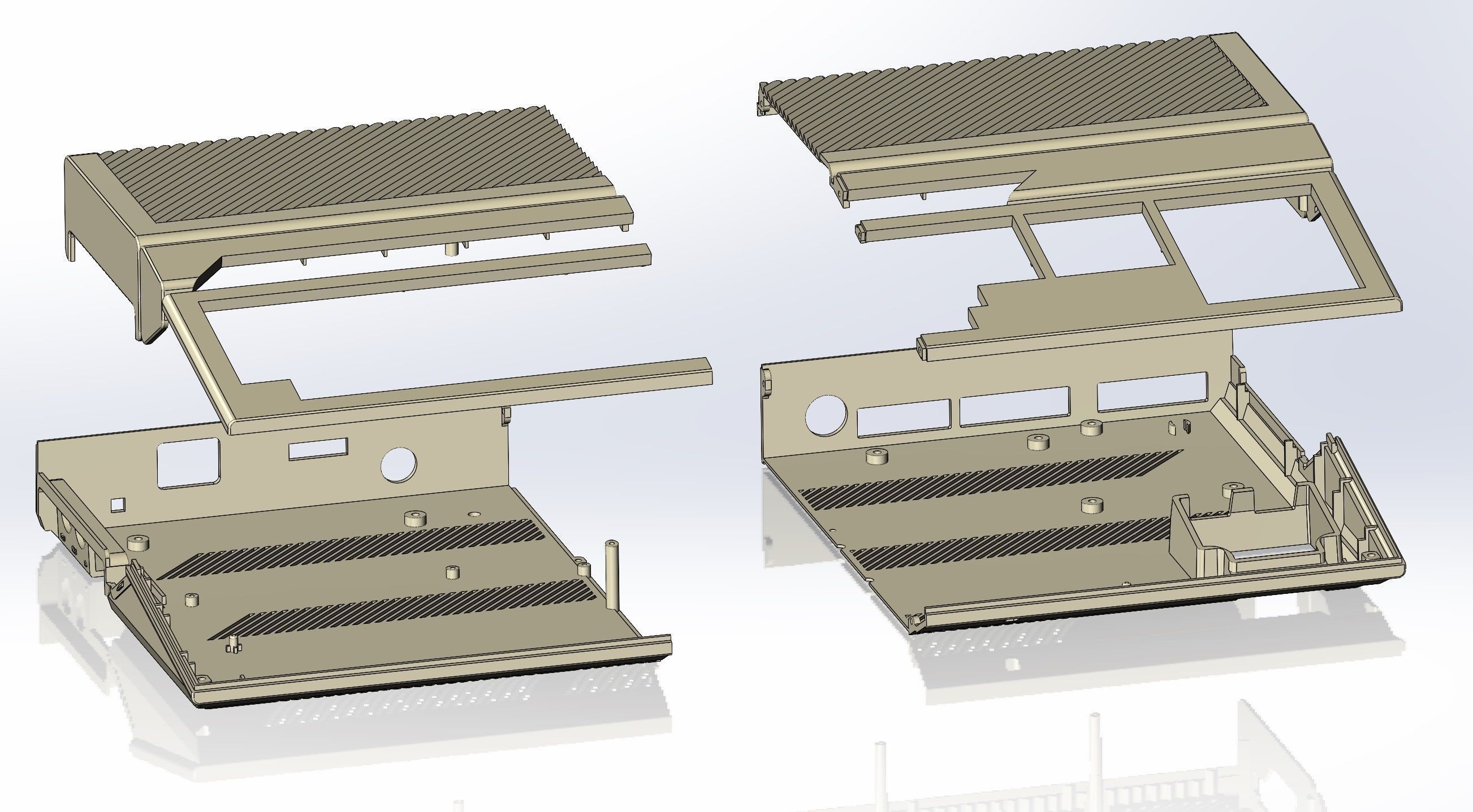 Atari 1040 ST enclosure 3d print model 3D print model_14