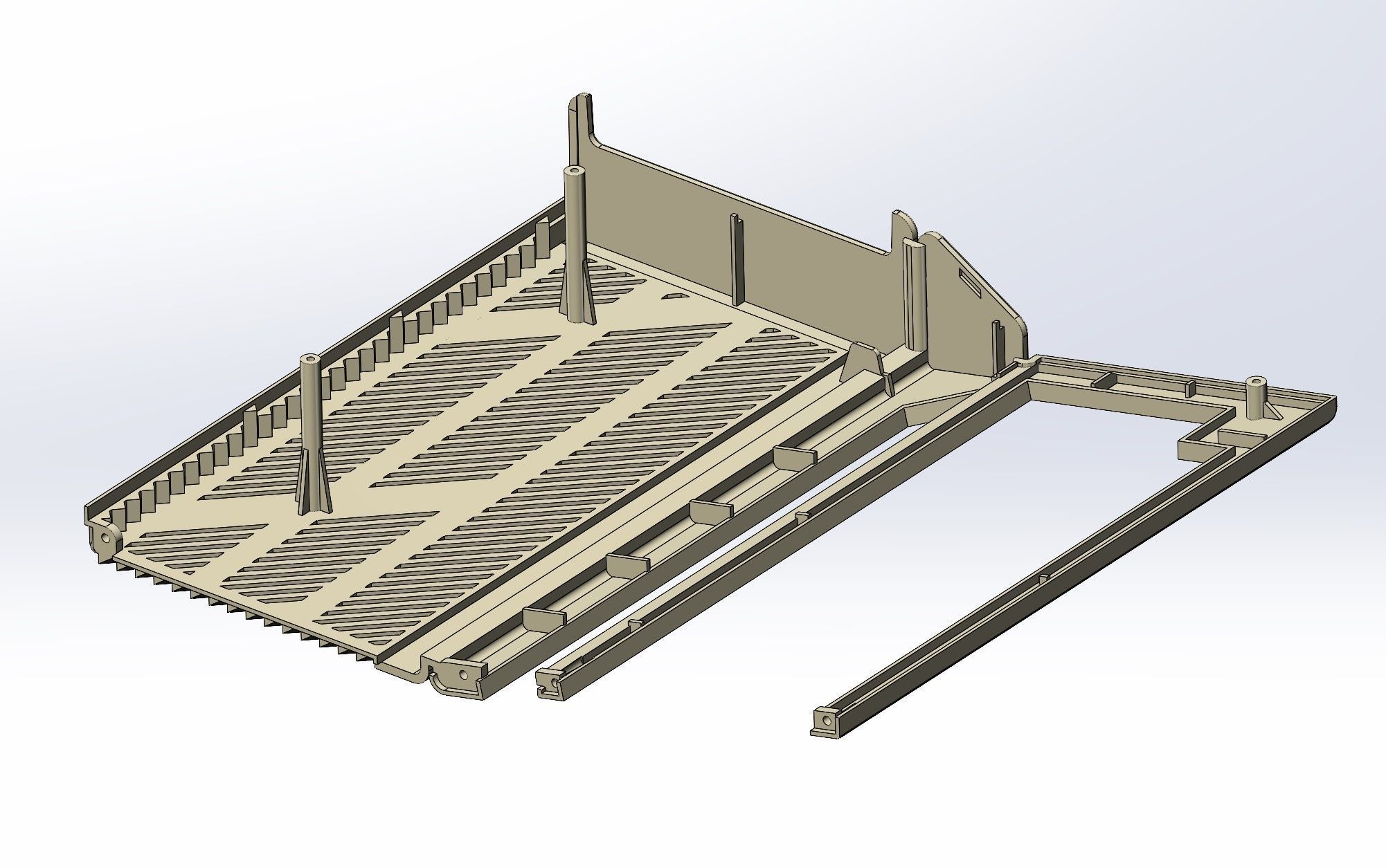 Atari 1040 ST enclosure 3d print model 3D print model_18