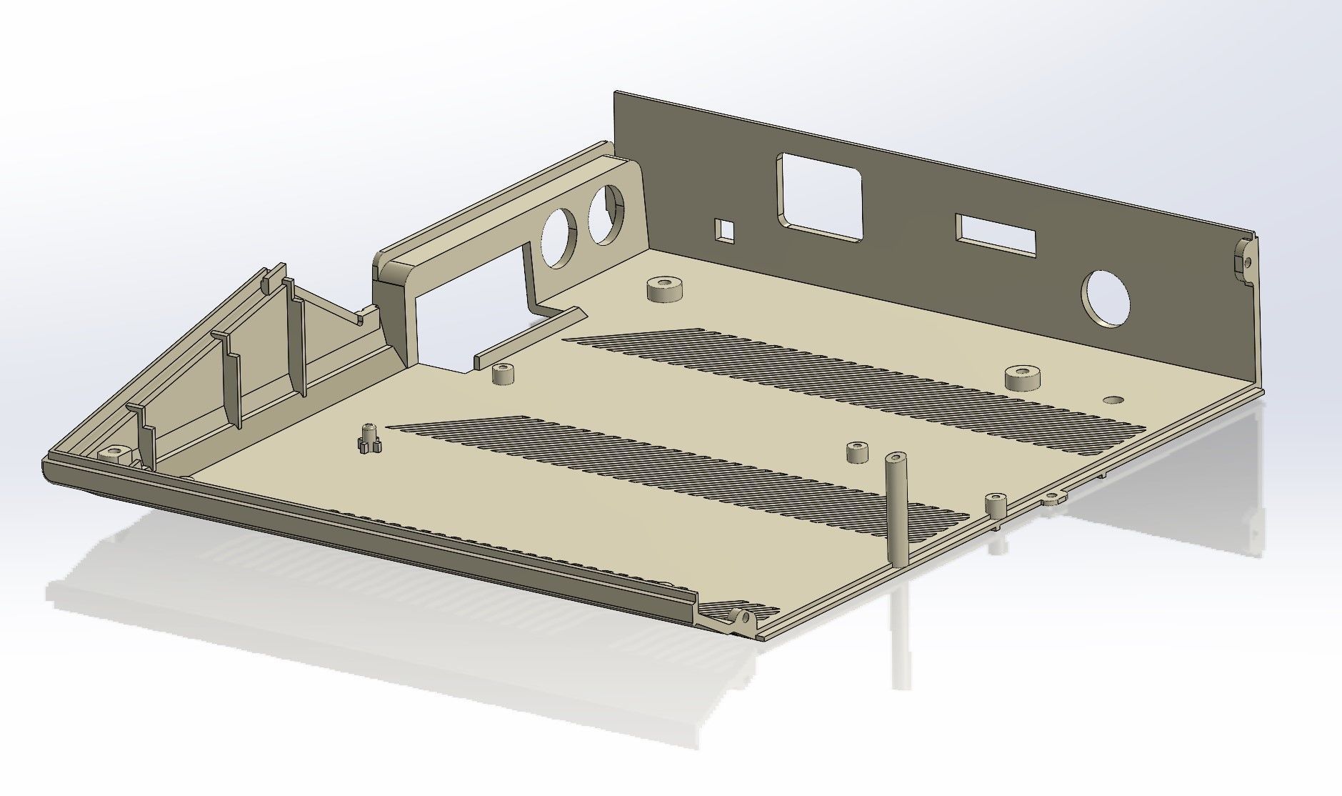 Atari 1040 ST enclosure 3d print model 3D print model_21