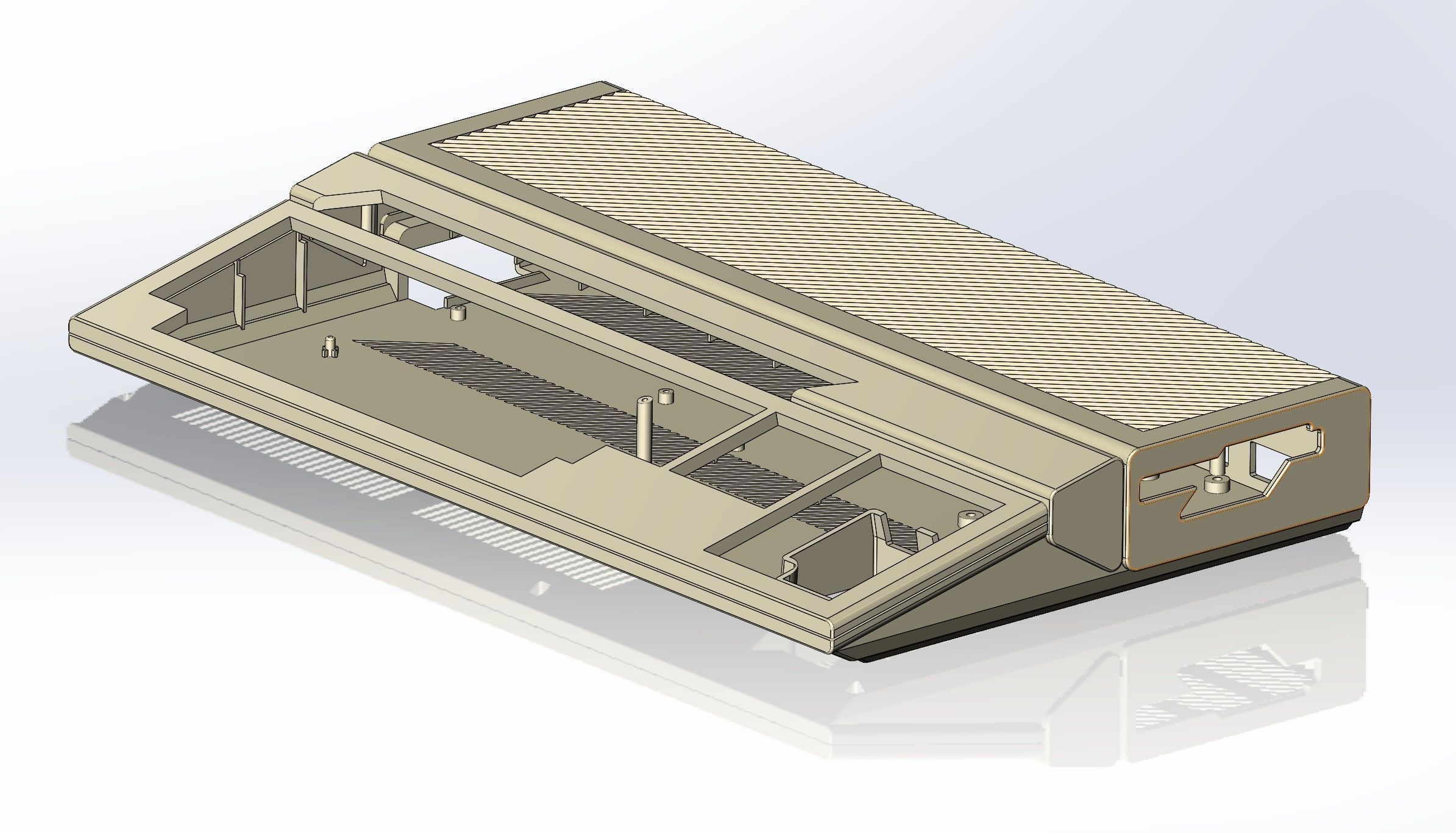 Atari 1040 ST enclosure 3d print model 3D print model_5