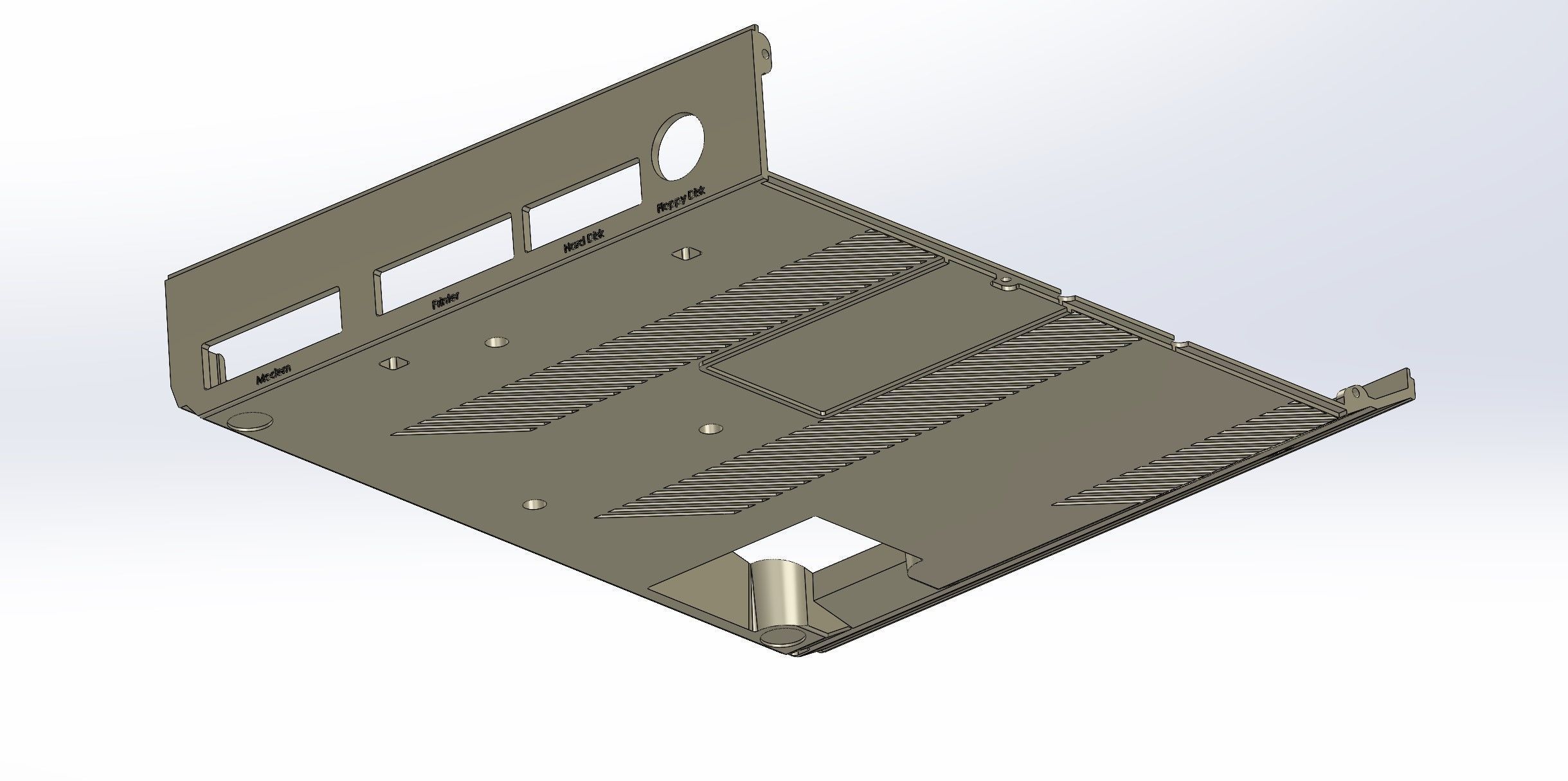 Atari 1040 ST enclosure 3d print model 3D print model_22