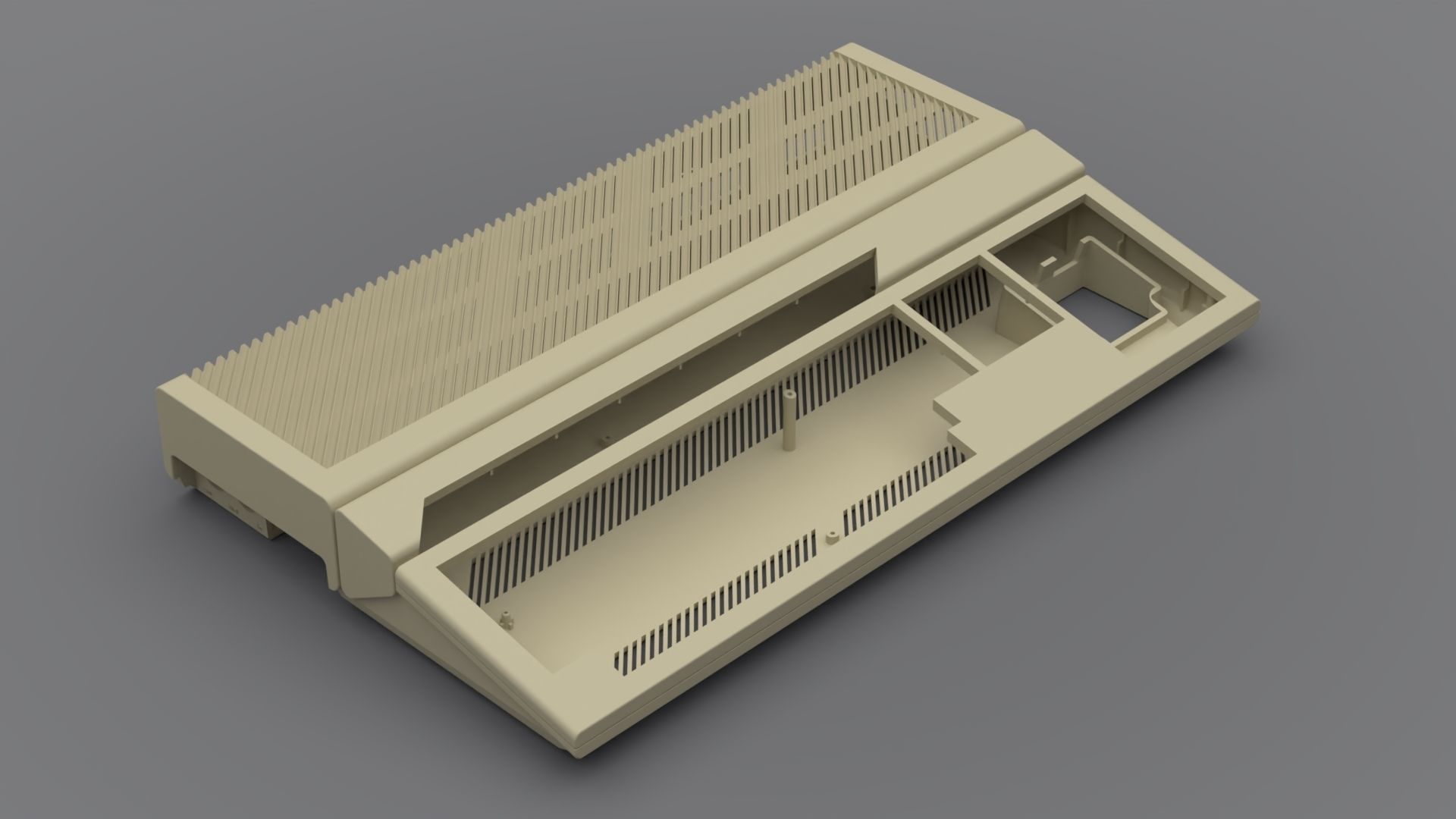 Atari 1040 ST enclosure 3d print model 3D print model_27
