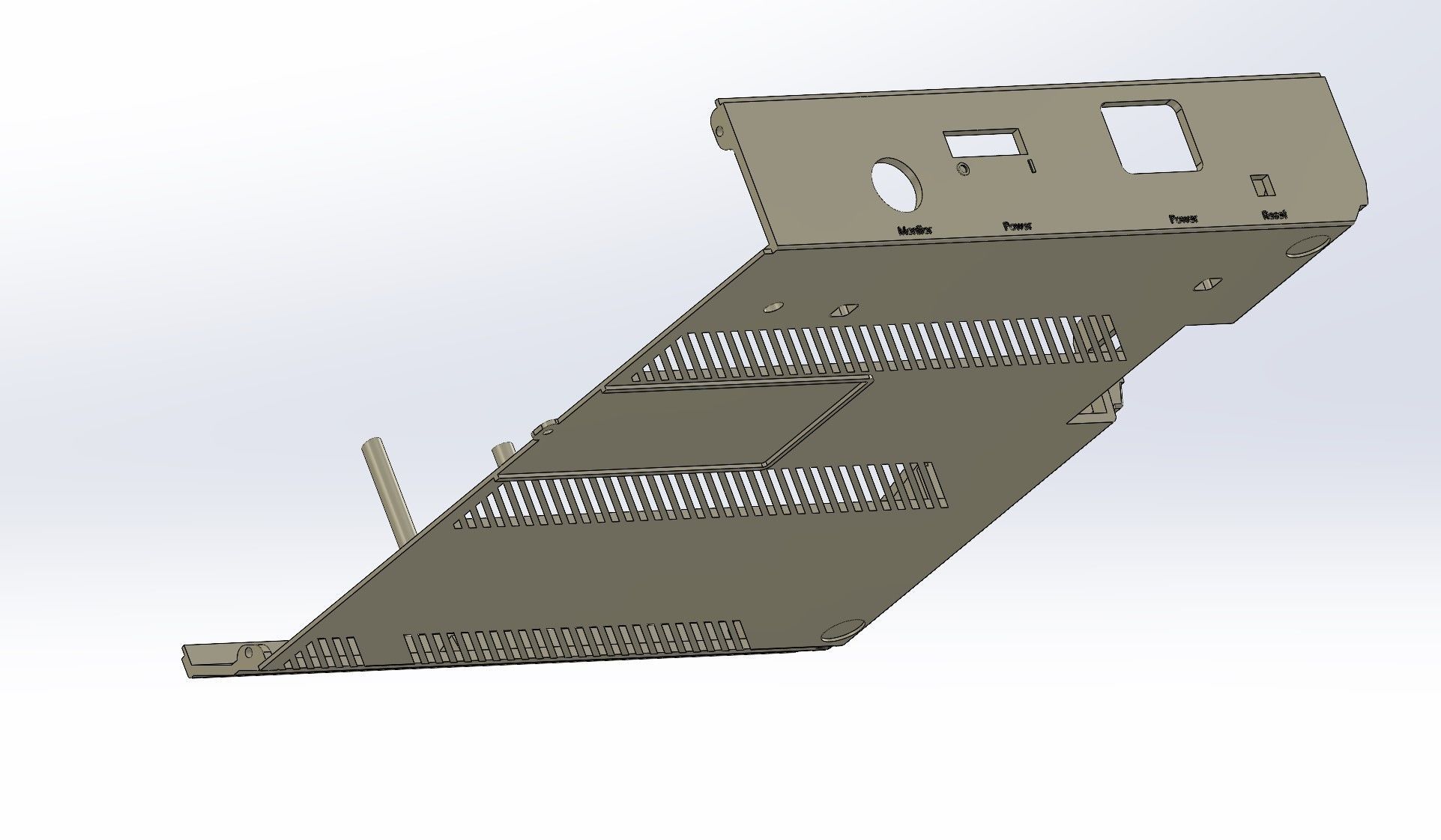 Atari 1040 ST enclosure 3d print model 3D print model_20